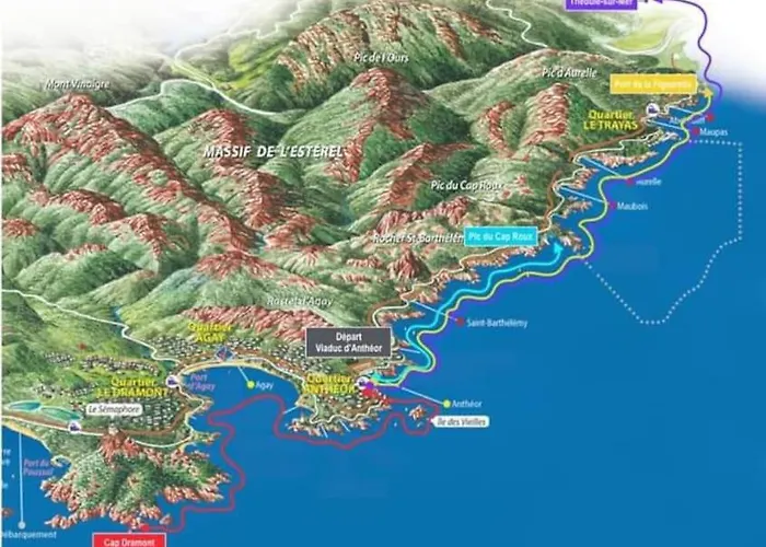 4/5 Personnes Vue Piscine Et Montagne Cap Esterel Pierre Et Vacance Nature Et Sport Apartman Saint-Raphaël